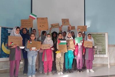 کودکان فارس آغازگر پویش جهانی «احتجاج الاطفال» شدند