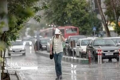 هوای استان قزوین بارانی شد