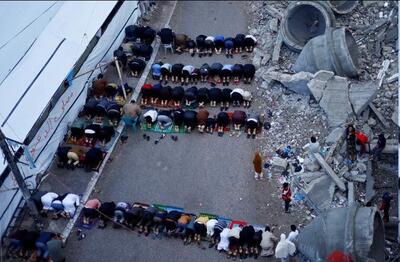 عید فطر در غزه