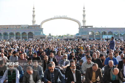 اقامه نماز عید سعید فطر در مسجد مقدس جمکران