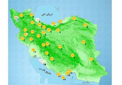 هواشناسی ایران 1403/01/22؛ رگبار باران در نیمه غربی کشور - تسنیم