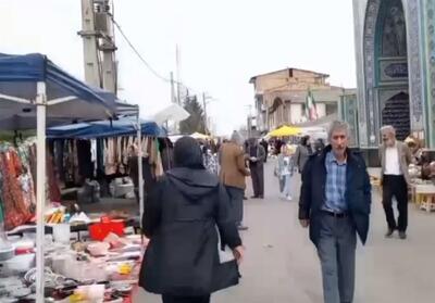روایتی از بازار عید فطر در امام‌زاده عبدالحق(ع) زیراب + فیلم - تسنیم