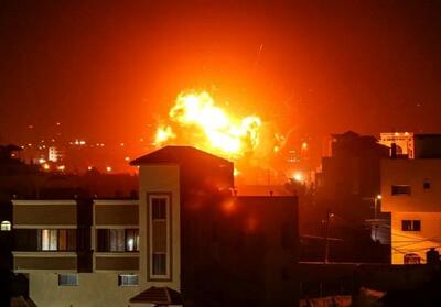 بمباران شدید النصیرات و خان یونس در مرکز و جنوب غزه