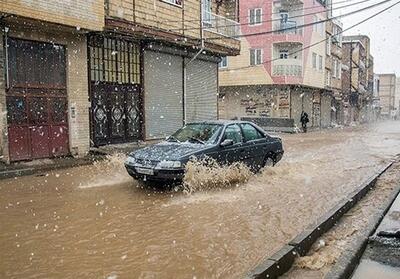 تراژدی آبگرفتگی خیابان‌های سنندج پس از بارش باران- فیلم دفاتر استانی تسنیم | Tasnim