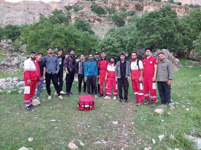 فرد مفقود شده در ارتفاعات منطقه «آب کیو» دره‌شهر پیدا شد