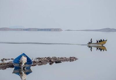 فیلم/ دریاچه ارومیه میزبان گردشگران