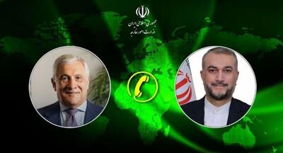 امیرعبداللهیان به همتای ایتالیایی: ایران همواره بخش مثبت تحولات منطقه بوده است