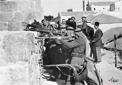 عکس/۷۵ سال قبل؛ تصویری از درگیری نیرو‌های فلسطینی با «هاگانا»