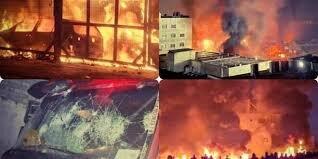 هجوم ۱۵۰۰ شهرک‌نشین به روستای‌المغیر+ فیلم | خانه و خودروهای فلسطینیان را آتش زدند