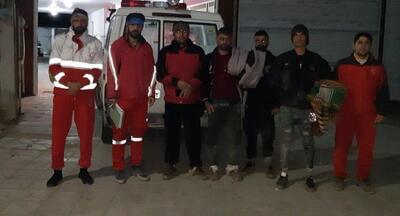 تیم امداد و نجات کوهستان خراسان شمالی چهار مفقودی را نجات داد