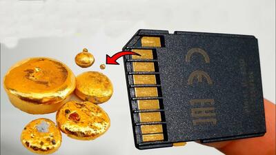 چگونه می توان طلا را از کارت MicroSD استخراج کرد!