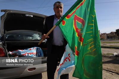 راهپیمایی خودرویی مردم اهر در حمایت از عملیات سپاه علیه رژیم صهیونیستی 