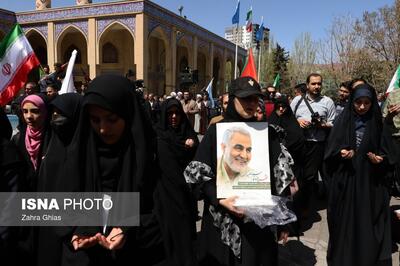 تجمع دانشگاهیان  تبریز در حمایت از تنبیه رژیم متجاوز صهیونیستی
