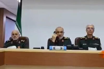 ببینید | اولین تصویر از لحظات شروع عملیات سپاه علیه اسرائیل از پایگاه نبی اکرم
