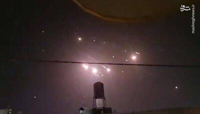 فیلم/عبور موشک‌های بالستیک سپاه بر فراز آسمان کرانه باختری