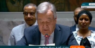دبیرکل سازمان ملل: خاورمیانه و جهان نمی‌توانند جنگ‌های بیشتری را تحمل کنند