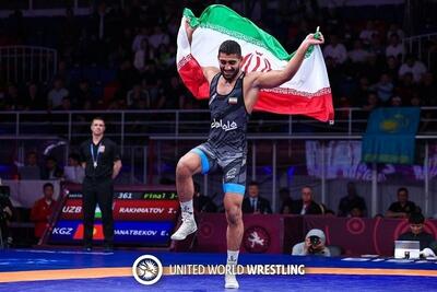 قهرمانی قاطعانه ایران در مسابقات کشتی فرنگی آسیا