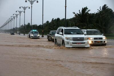 افزایش تلفات بارندگی و سیل شدید در عمان (فیلم)