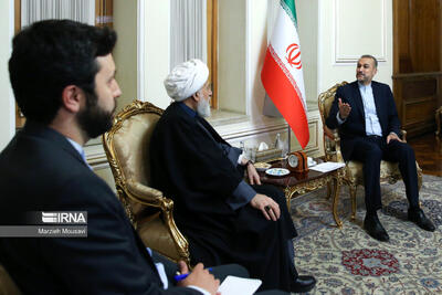 تصاویر:دیدار نایب رییس مجلس اعلای شیعیان لبنان با وزیر امور خارجه