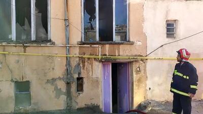 آتش سوزی منزل مسکونی در محله ده مجنون کرمانشاه مهار شد