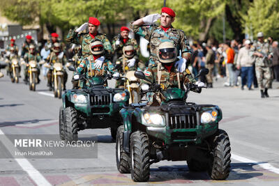 مراسم رژه روز ارتش - همدان