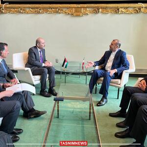دیدار وزرای خارجه ایران و اردن در نیویورک