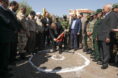 ساخت کلینیک و درمانگاه فوق تخصصی سرباز شهید درویشوند در قزوین آغاز شد