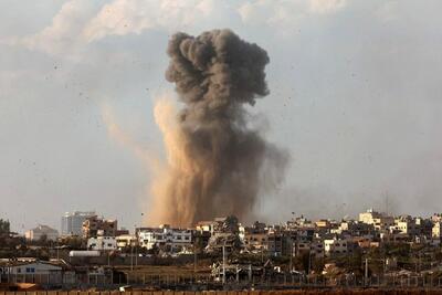 بمباران شدید غزه توسط هواپیماهای جنگی اسرائیل
