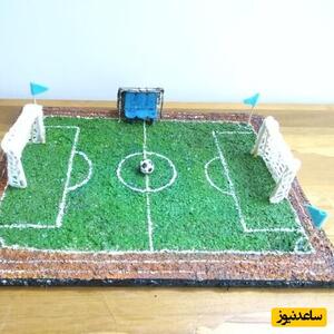 عجیب ترین بازی فوتبال آن هم روی میز/ فوت به جای شوت!! +فیلم