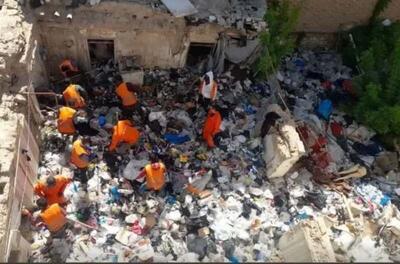 فاجعه بهداشتی در بجنورد؛ کشف ۸۰ خاور زباله از یک منزل