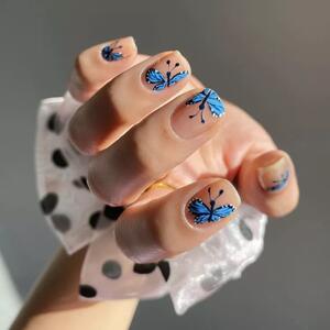 21 ایده طراحی پروانه روی ناخن (طرح فانتزی مخصوص فصل بهار) - خبرنامه