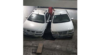 پارکینگ منزل مسکونی در قزوین فروکش کرد / به کام کشیدن دو خودرو درون خود