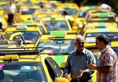 برخورد با یک راننده تاکسی تهرانی به دلیل حمل عجیب بار + عکس