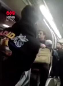کتک زدن مردم با زنجیر در اتوبوس در تهران + فیلم