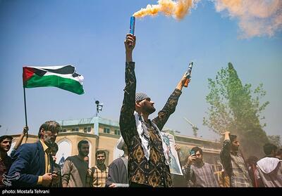 تجمع دانشجویان دانشگاه های تهران در حمایت از دانشجویان سراسر دنیا- عکس خبری تسنیم | Tasnim
