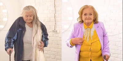 مادربزرگی که بعد از 70 سال موهایش را کوتاه کرد و عاشق تغییراتش شد؛ با دیدن این ویدئو اکلیلی می‌شوید! - چی بپوشم