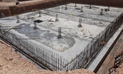 روند اجرای مخزن ۲ هزارمترمکعبی ذخیره آب بندر امام حسن مطلوب است