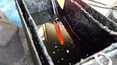 (ویدئو) نحوه ساخت چاقوی سنتی مشهور ژاپنی توسط یک پیرمرد 89 ساله اهل توکیو