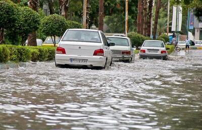 رگبار شدید باران در ۲۴ استان و احتمال وقوع سیلاب