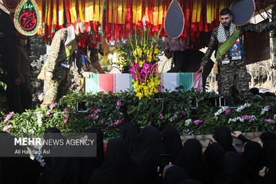 شهدا بار دیگر با پیام آزادگی در اصفهان تشییع شدند