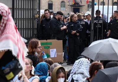 اعتراضات ضد اسرائیلی به دانشگاه برلین کشیده شد - تسنیم
