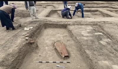 کشف بقایای مهمانخانه ۳۵۰۰ساله ارتش مصر باستان