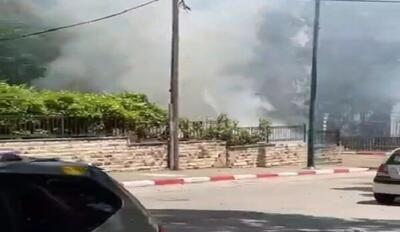 کریات شمونا زیر آتش حزب الله