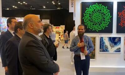 حضور پررنگ هنرمندان ایرانی در نمایشگاه بین المللی هنر دبی