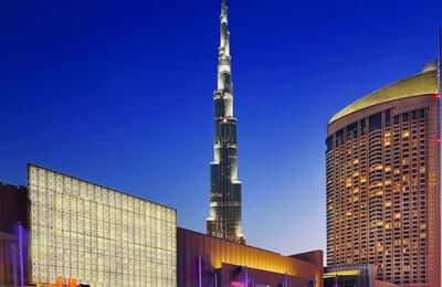 رزرو هتل با نمای برج خلیفه دبی