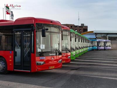 اتوبوس‌های تولید گروه بهمن به پایتخت رسید
