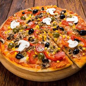 سه سوته توی خونه پیتزا سبزیجات درست کن | طرز تهیه پیتزا سبزیجات بدون فر