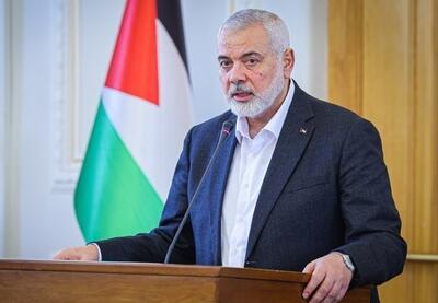 هنیه: خواهان توافقی برای تضمین خروج اشغالگران از غزه هستیم