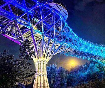 «پل طبیعت» در پایتخت امشب قرمز می‌شود
