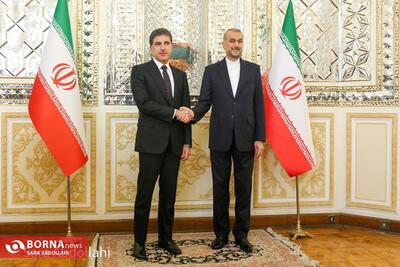 دیدار رییس اقلیم کردستان عراق با وزیر امور خارجه ایران